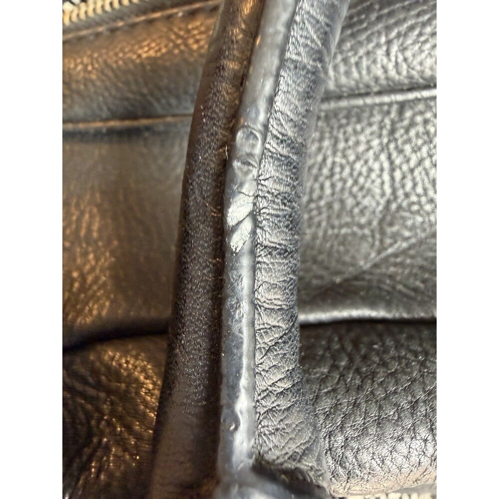Rare Marc by Marc Jacobs $498 Black Classic Leather Satchel Purse - Picture 12 of 16